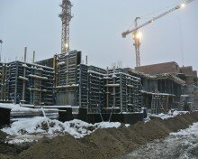 Динамика строительства жилого комплекса "Парковая долина" по состоянию на 15.11.2016 г.