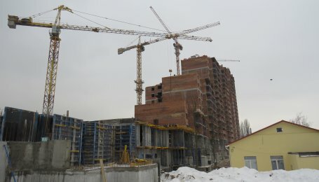 Динаміка будівництва житлового комплексу «Паркова Долина» станом на 21 лютого 2018 року