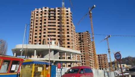 Динаміка будівництва житлового комплексу «Паркова Долина» станом на 25 січня 2018 року