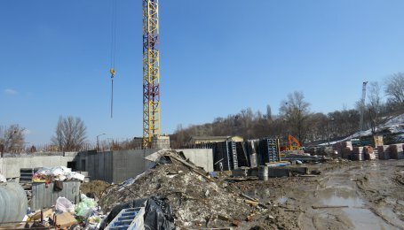 Динаміка будівництва житлового комплексу «Паркова Долина» станом на 27 березня 2018 року